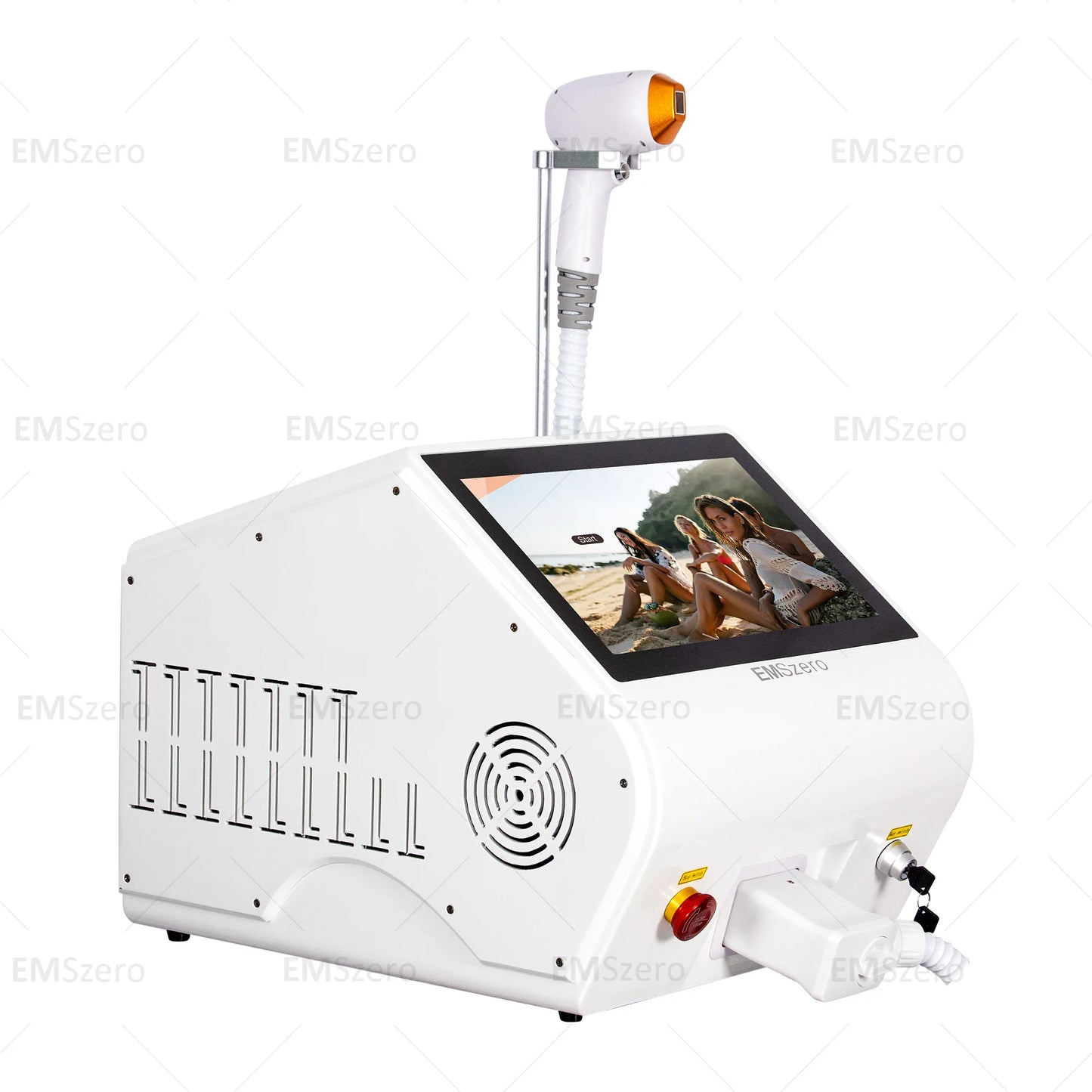 Diode 808nm Hair Removal Machine With 3 Wavelength Tattoo Removal Epilator Equipment 755nm 808nm 1064nm