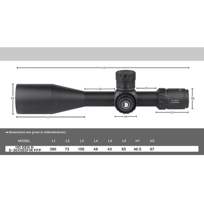 Discovery GEN-II 5-30X56SFIR FFP New Riflescope HD Illumination First Focal Plane Scopes With Military Shooting 34mm Tube