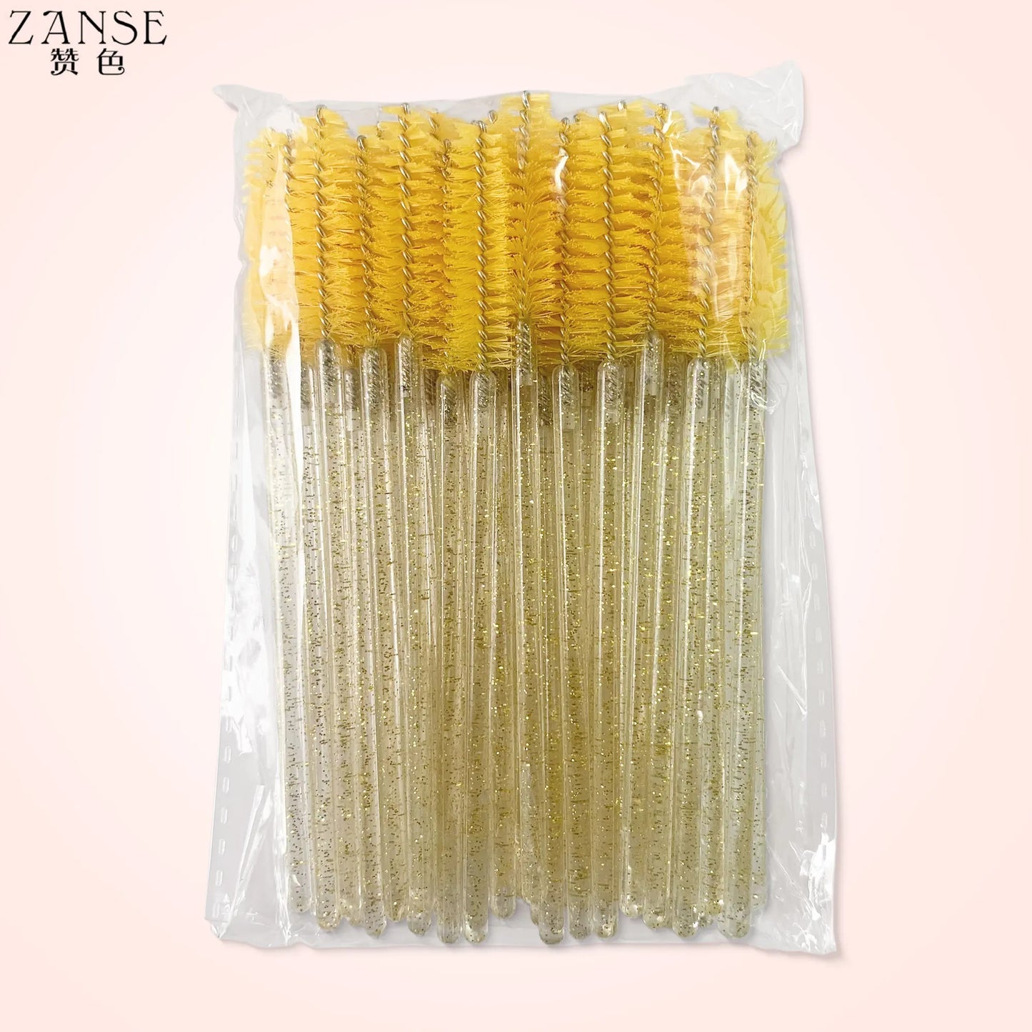 Disposable Crystal Eyelashes Brush Comb 5/50Pcs Eye Lashes Extension Mascara Wands Makeup Professional Makeup Beauty Tool