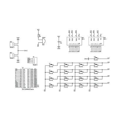 Diy Digital Tube Display Calculator Electronic Kit Kit Soldering Practice Loose Parts Welding Teaching Resources