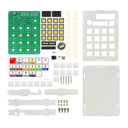 Diy Digital Tube Display Calculator Electronic Kit Kit Soldering Practice Loose Parts Welding Teaching Resources