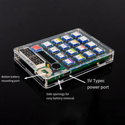 Diy Digital Tube Display Calculator Electronic Kit Kit Soldering Practice Loose Parts Welding Teaching Resources