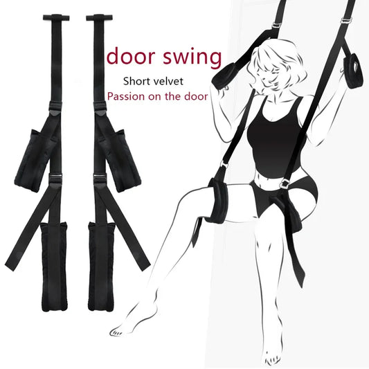 Door Hanging Suspended Swing Belt Soft BDSM Bondage Restraints Fetish Adult Sexy Games Erotic Products Sex Toys  Couples