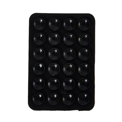 PC Double Side Silicone Suction Pad For Mobile Phone Fixture Suction Cup Backed Adhesive Silicone Rubber Sucker Pad For Fixed Pad