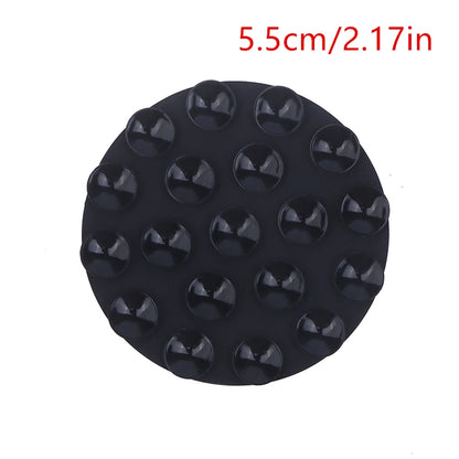 PC Double Side Silicone Suction Pad For Mobile Phone Fixture Suction Cup Backed Adhesive Silicone Rubber Sucker Pad For Fixed Pad