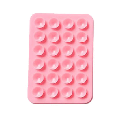 PC Double Side Silicone Suction Pad For Mobile Phone Fixture Suction Cup Backed Adhesive Silicone Rubber Sucker Pad For Fixed Pad