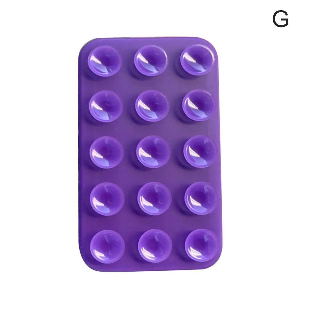 PC Double-Sided Suction Phone Case Mount Silicon Adhesive Phone Accessory  iPhone and Android Hands-Free Fidget Toy