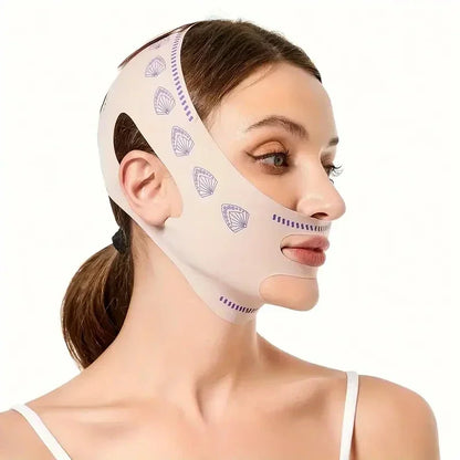 Double-deck Face Slimming Bandage Face Lifting Belt V Line Face Shaper Cheek Chin Lift UP Strap Anti Wrinkle Facial Band Beauty