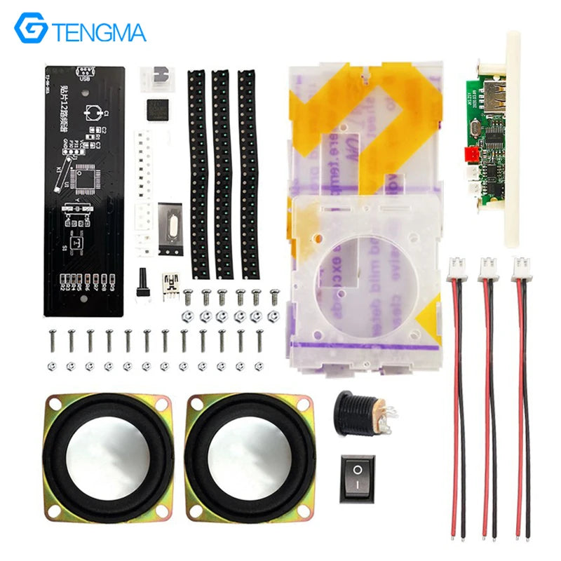 Dual-Channel Multi-Function Bluetooth Audio Assembly DIY Electronic Kit MP3 Speaker Welding Parts