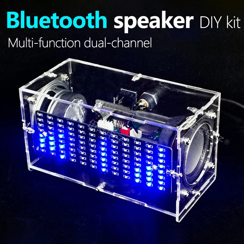 Dual-Channel Multi-Function Bluetooth Audio Assembly DIY Electronic Kit MP3 Speaker Welding Parts