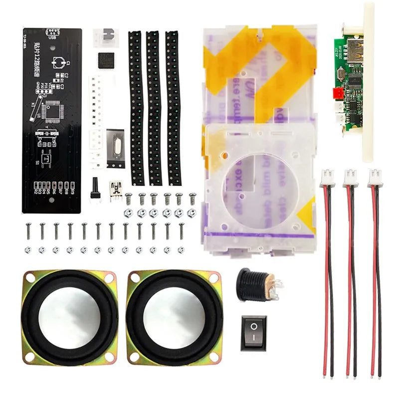 Dual-Channel Multi-Function Bluetooth Audio Assembly DIY Electronic Kit MP3 Speaker Welding Parts