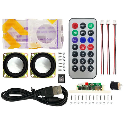 Dual-Channel Multi-Function Bluetooth Audio Assembly DIY Electronic Kit MP3 Speaker Welding Parts