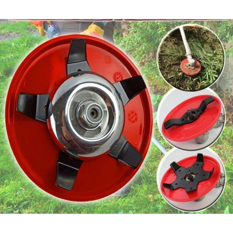 Dual-use Weeder Plate Lawn Mower Trimmer  Head Brushcutter Grass Cutting Machine Cutter Tool