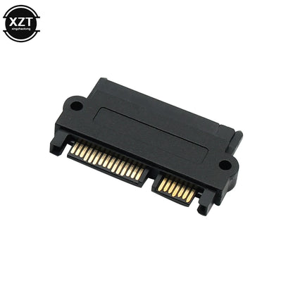 PCE-yield 90 Degree Right Angled SATA 22Pin 7+15 Male to SFF-8482 SAS 22 Pi