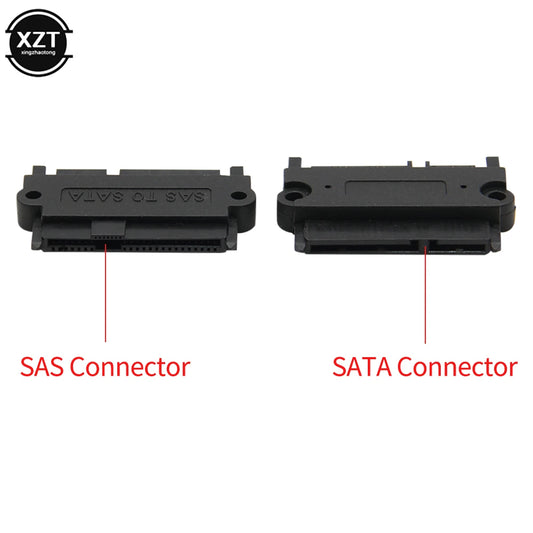 PCE-yield 90 Degree Right Angled SATA 22Pin 7+15 Male to SFF-8482 SAS 22 Pi