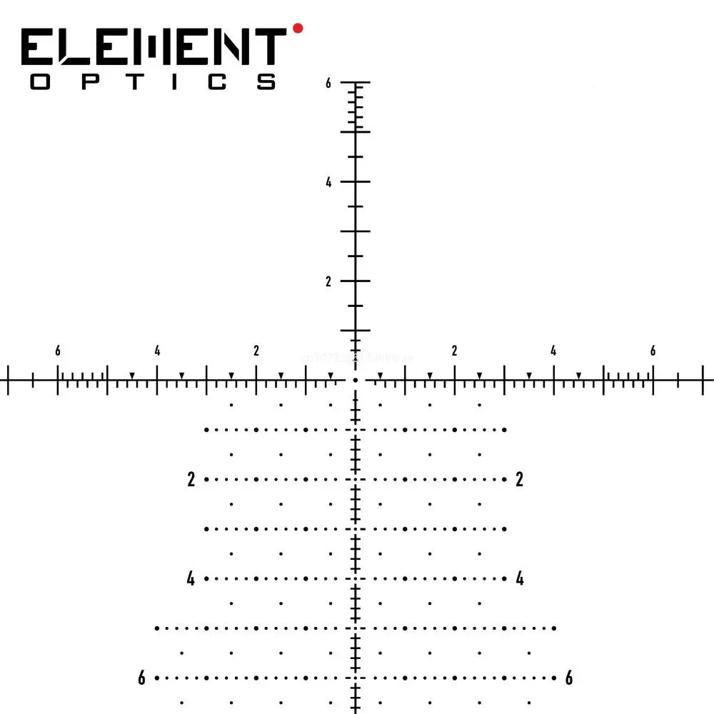 ELEMENT Optics HELIX 6-24X50 FFP First Focal Plane Riflescope w/ Zerostop 30mm Tube APR-2D MRAD Reticle Rifle Scope Sight Luneta