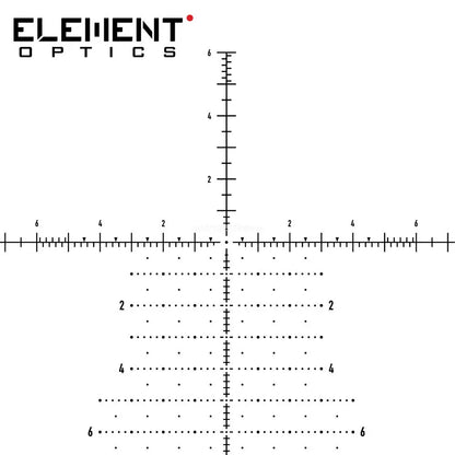 ELEMENT Optics HELIX 6-24X50 FFP First Focal Plane Riflescope w/ Zerostop 30mm Tube APR-2D MRAD Reticle Rifle Scope Sight Luneta