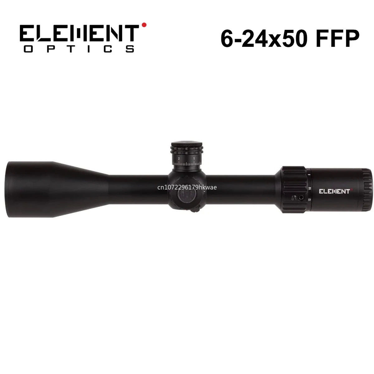 ELEMENT Optics HELIX 6-24X50 FFP First Focal Plane Riflescope w/ Zerostop 30mm Tube APR-2D MRAD Reticle Rifle Scope Sight Luneta