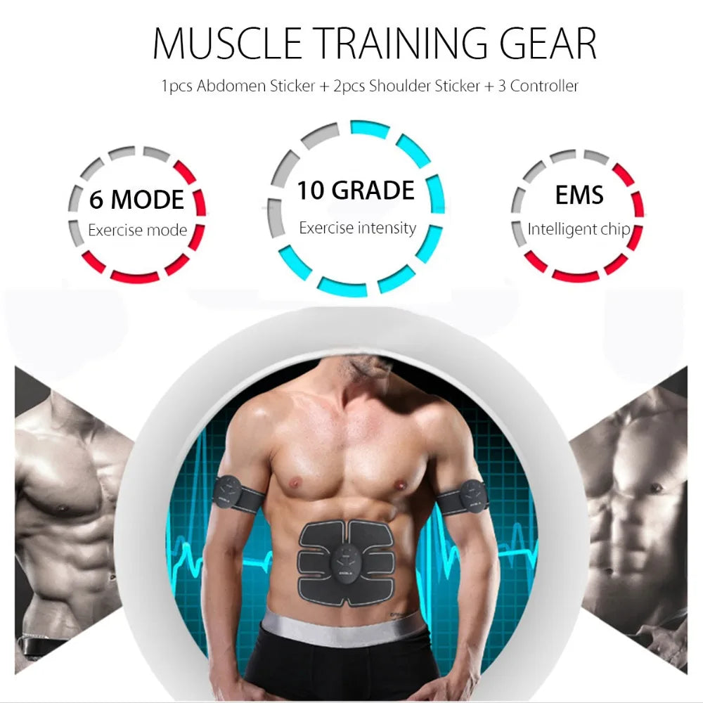 PC EMS Wireless Muscle Stimulator Trainer Smart Fitness Abdominal Training