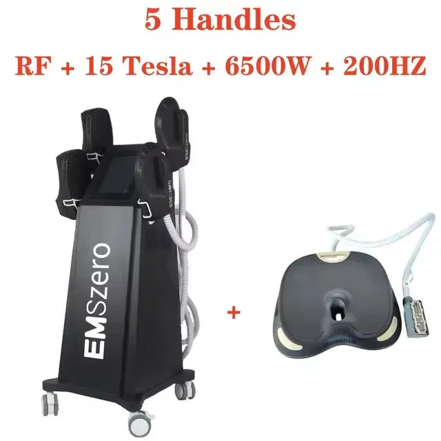 EMSZERO NEO 6500W 15TESLA Uses RF And HIEMT Technology Conduct Muscle Building Lose Weight Fitness Body Shaping Buttocks Lift