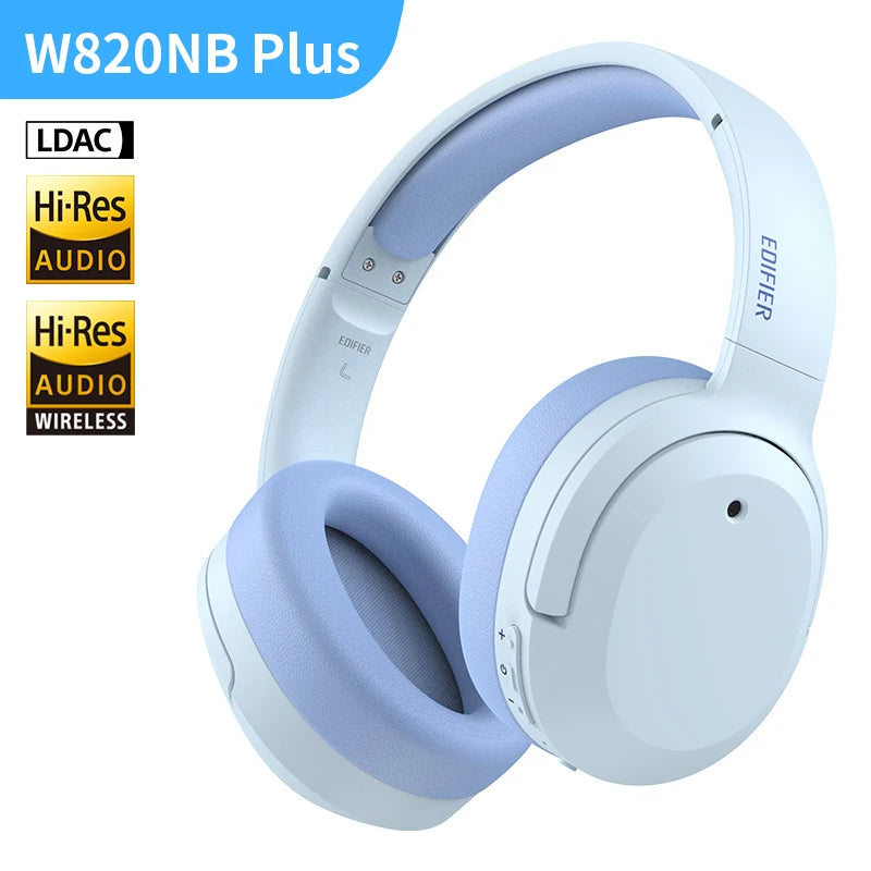 PCEdifier W820NB Plus Wireless Noise Cancelling Headphones 43dB ANC Hi-Res