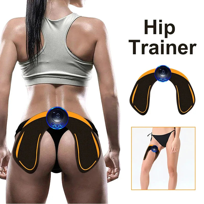 PC Electric Abdominal Muscle Stimulator EMS Wireless Buttocks Hip Trainer W