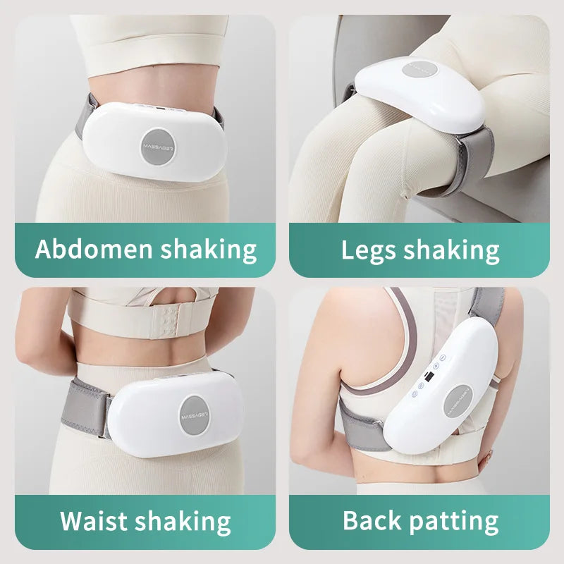 PC Electric Belly Shaking Massager Portable Wireless Abdominal Massage Belt