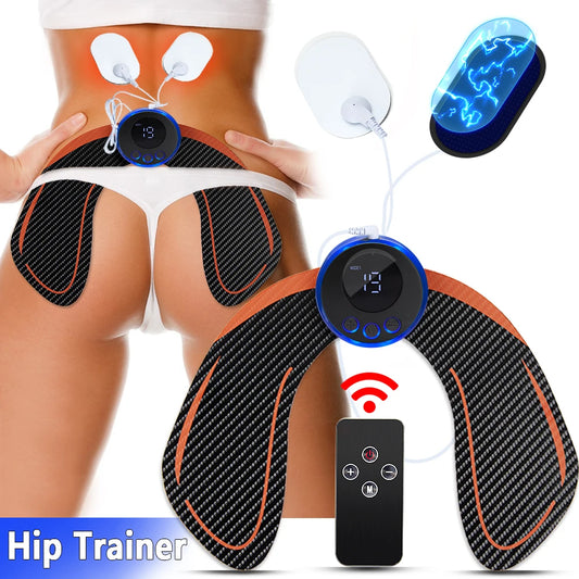 PC Electric EMS Hip Trainer Buttock Fitness Training Vibrator Shaper Sticke