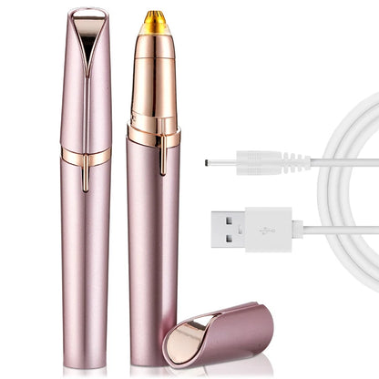 Electric Eyebrow Trimmer Automatic Brow Trimming Artifact Shaving Nose Hair Eyebrow Pencil Beauty Male Female Charging Scraper