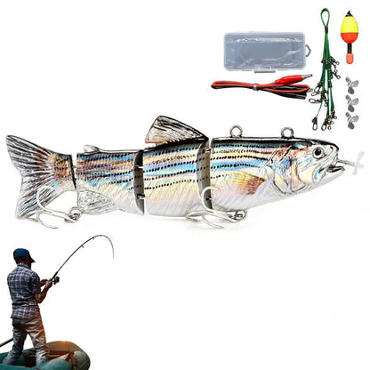 PC Electric Fishing Lure Realistic Robotic Swimming Fishing Bait Electric L