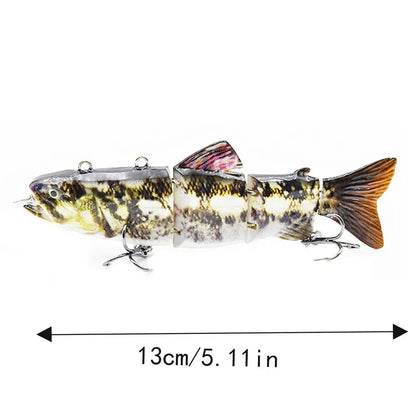 PC Electric Fishing Lure Realistic Robotic Swimming Fishing Bait Electric L