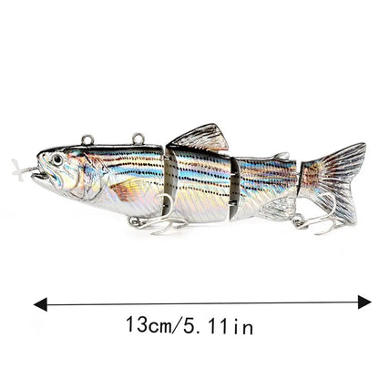 PC Electric Fishing Lure Realistic Robotic Swimming Fishing Bait Electric L