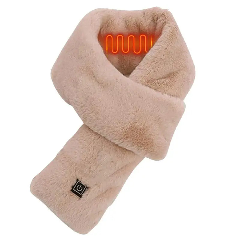 PC Electric Heating Scarf 3 Gear Heating Pads Outdoor Warm Heated Scarf USB