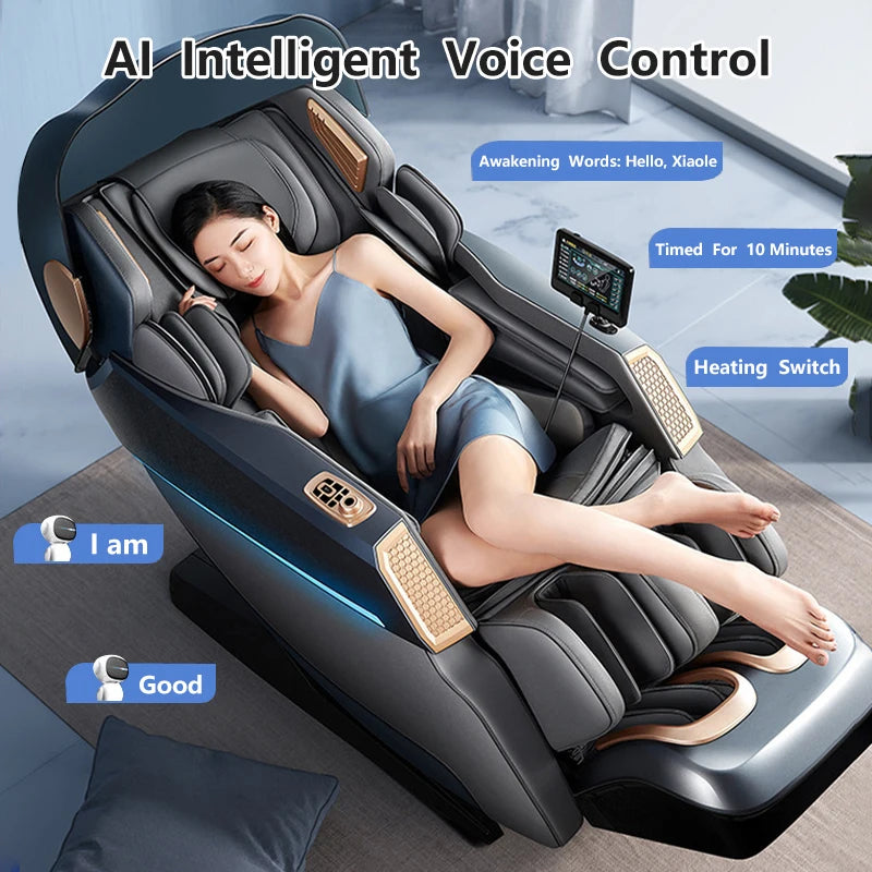 PC Electric Home Massage Chair SL Rail Fixed-Point Massage Full Body Chair