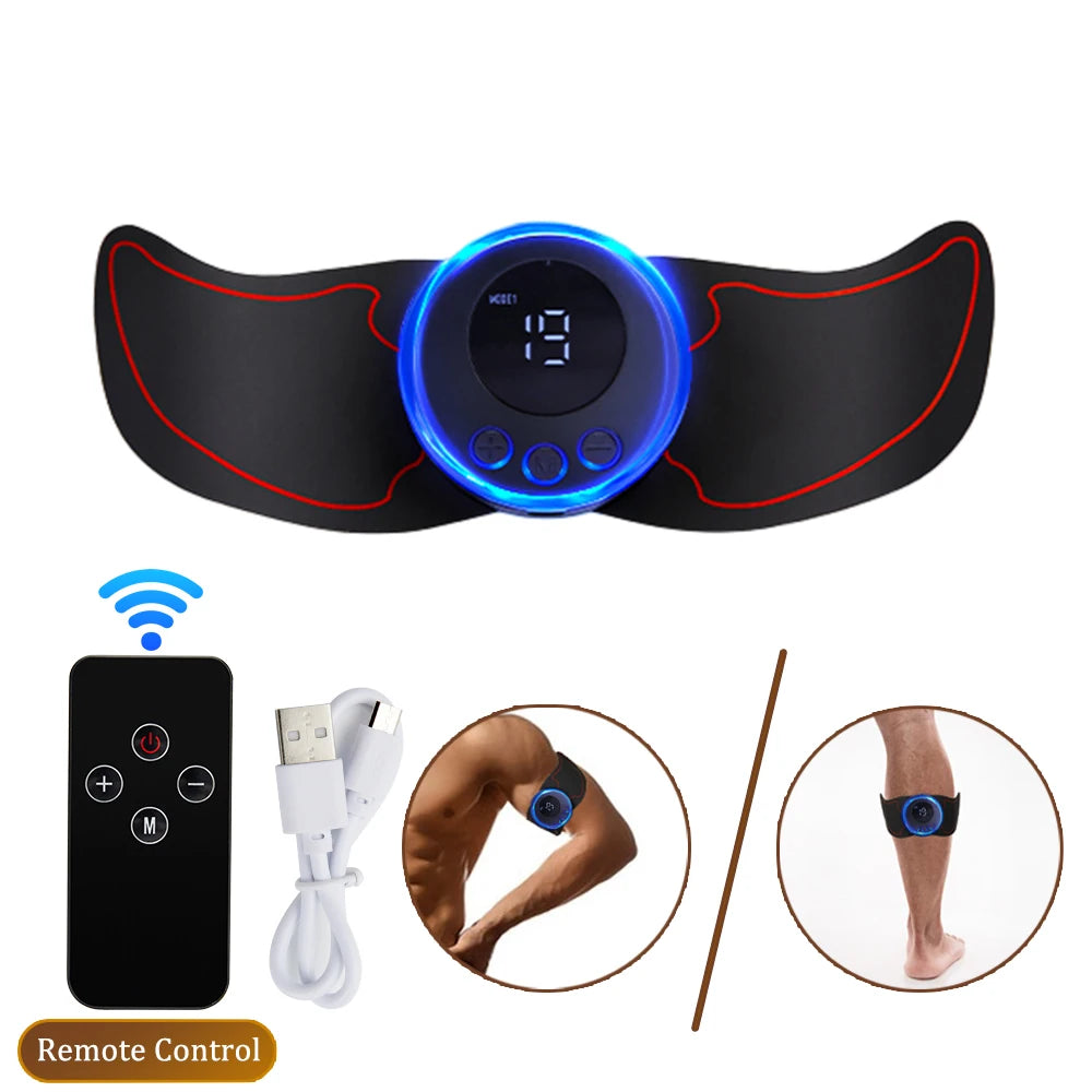 PC Electric Muscle Stimulator EMS Abdominal Fitness Stickers Rechargeable B