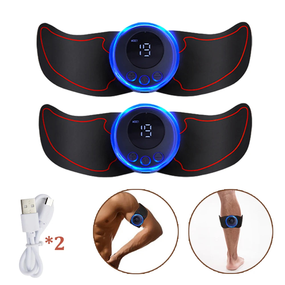 PC Electric Muscle Stimulator EMS Abdominal Fitness Stickers Rechargeable B