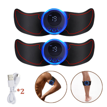 PC Electric Muscle Stimulator EMS Abdominal Fitness Stickers Rechargeable B