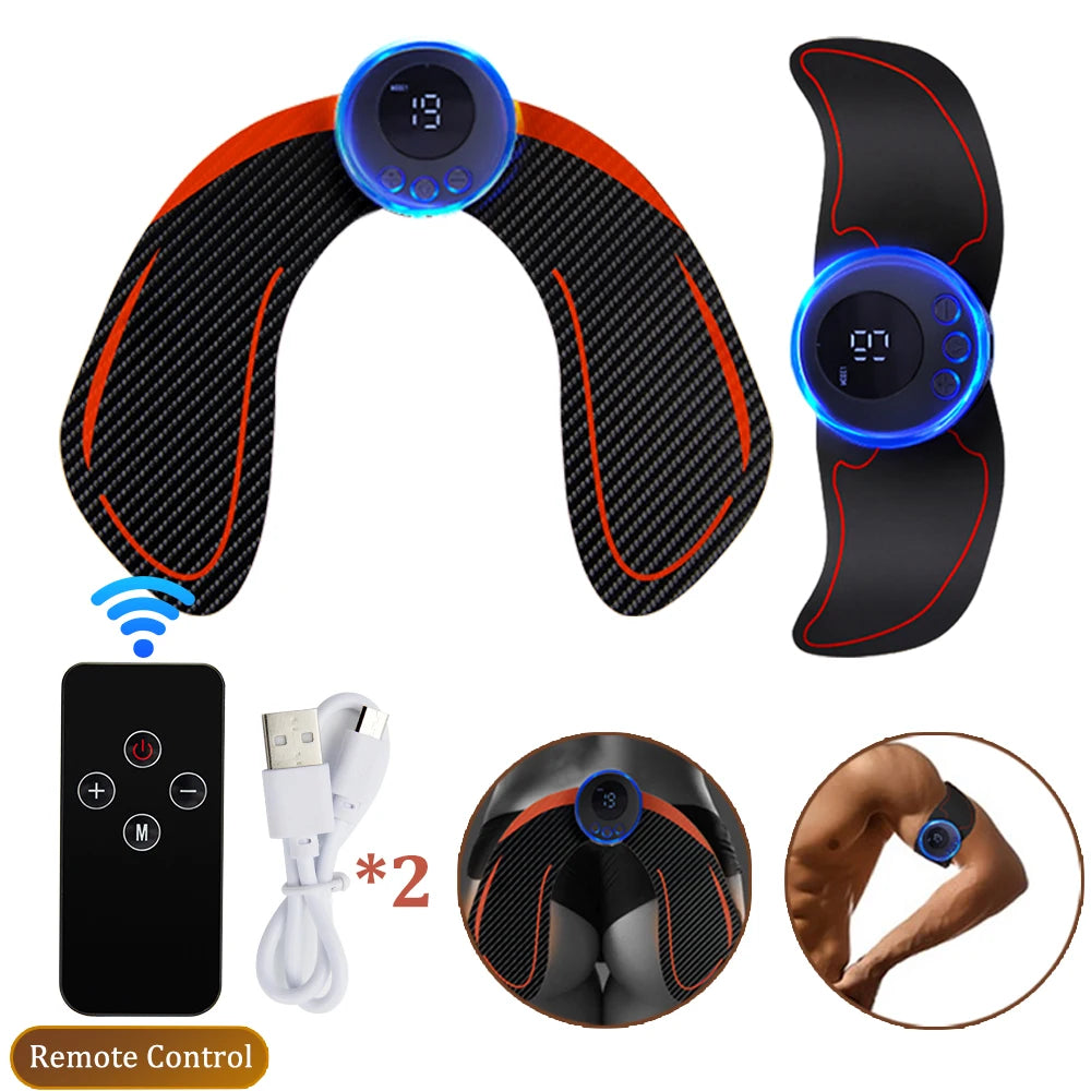 PC Electric Muscle Stimulator EMS Abdominal Fitness Stickers Rechargeable B