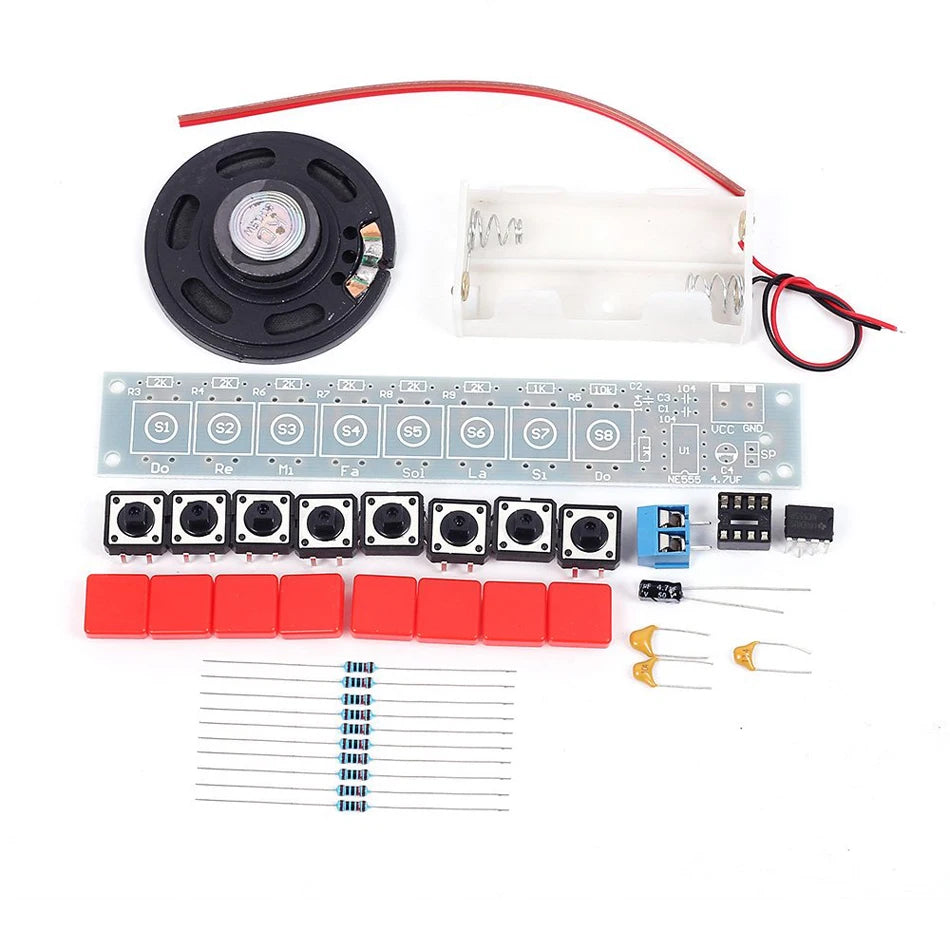 Electric Piano DIY Kit NE555 DIY Electronic Organ Module Electronics Soldering Practice Learning Kits Electronic Organ Module