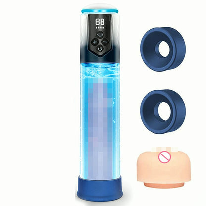 Gtooza_Electric Pump Sex Toys  Men Male Masturbator Penis Air Water Extender with Mini Pocket  Enhancer Ring gtooza.com