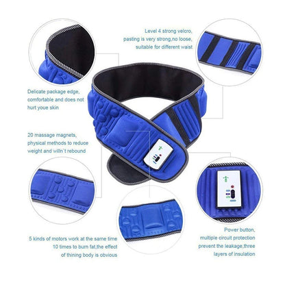 PC Electric Slimming Belt X5 Times Leg Abdominal Waist Trainer Muscle Stimu