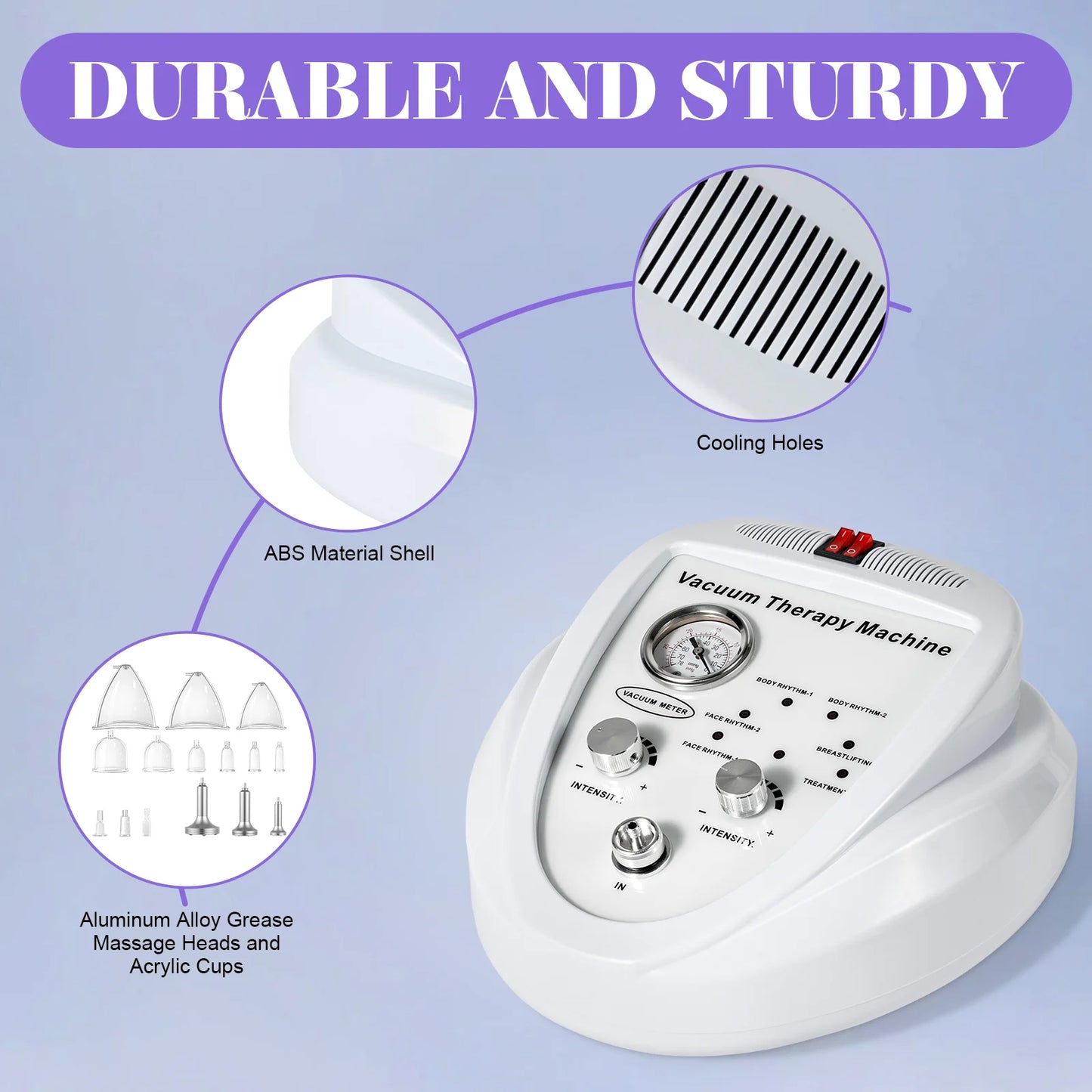 PC Electric Vacuum Pump Massage Breast Massager Enlargement & Butt Lifting