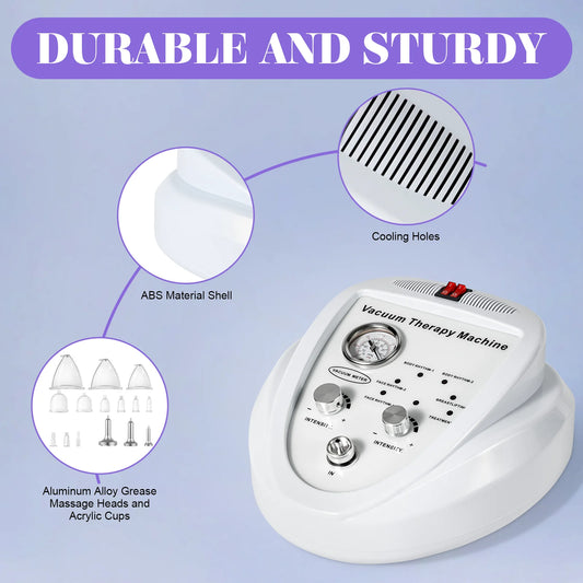 PC Electric Vacuum Pump Massage Breast Massager Enlargement & Butt Lifting