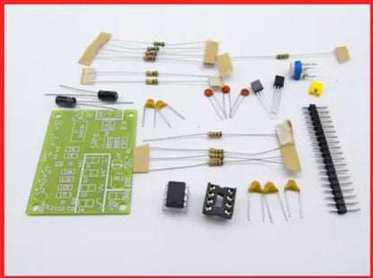 Electronic Production of Sine, Triangle, Square and Sawtooth Wave Pulse Modules of NE555 Waveform Generator