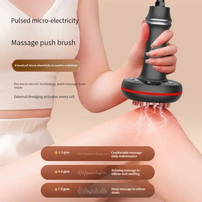 PC Eletric Meridian Massage Scraping Lymphatic Cupping guasha Therapy Body