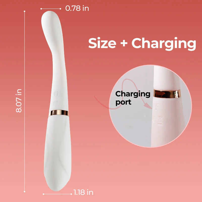 GtoozaElf double head vibrator point hipster pen female masturbation massager Adult toys sex toys  Female masturbation orgasm G-Spot gtooza.com