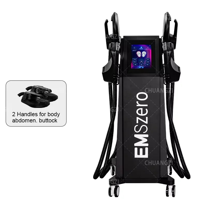 Emszero Vertical RF Eletric Muscle Stimulation Lose Weight Fitness Body Shaping Buttocks Lift Massage Equipment 6500W15 Tesla