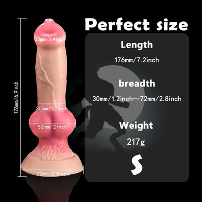 Gtooza_Emulation Animal Dildos Realistic Big Dog  Huge Penis Anal Plug Vaginal G-spot Masturbation Suction Cup  Women Sex Toys gtooza.com