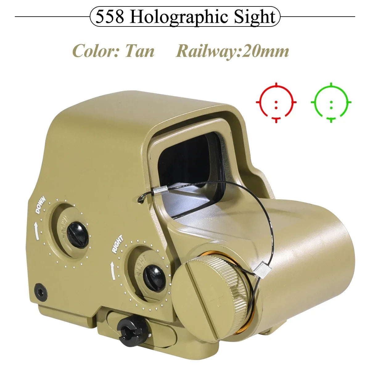 Eotech 553 556 558 Holographic Red Green Dot Sight Hunting Red Dot Reflex Airsoft Riflescope Collimator 20mm QD Weaver Rail