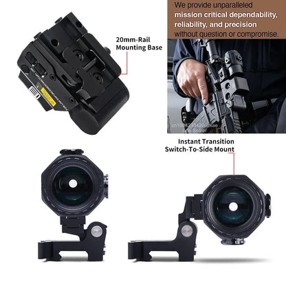 Eotech Holographic Collimator 558 Red Dot Sight G43/G33/G45 3X 5X Magnifier Airsoft Hunting Gear w/ 20mm Rail Mounts & QD Lever